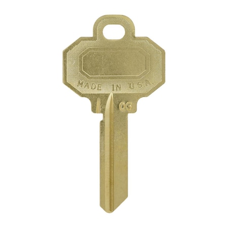 Hillman Traditional Key House & Office Universal Key Blank for Single Sided - Case of 10 5967765